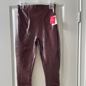 SPANXshape™ Faux Patent Leather Leggings